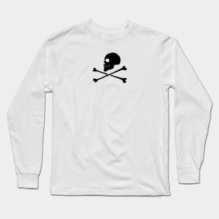 skull silhouette Long Sleeve T-Shirt